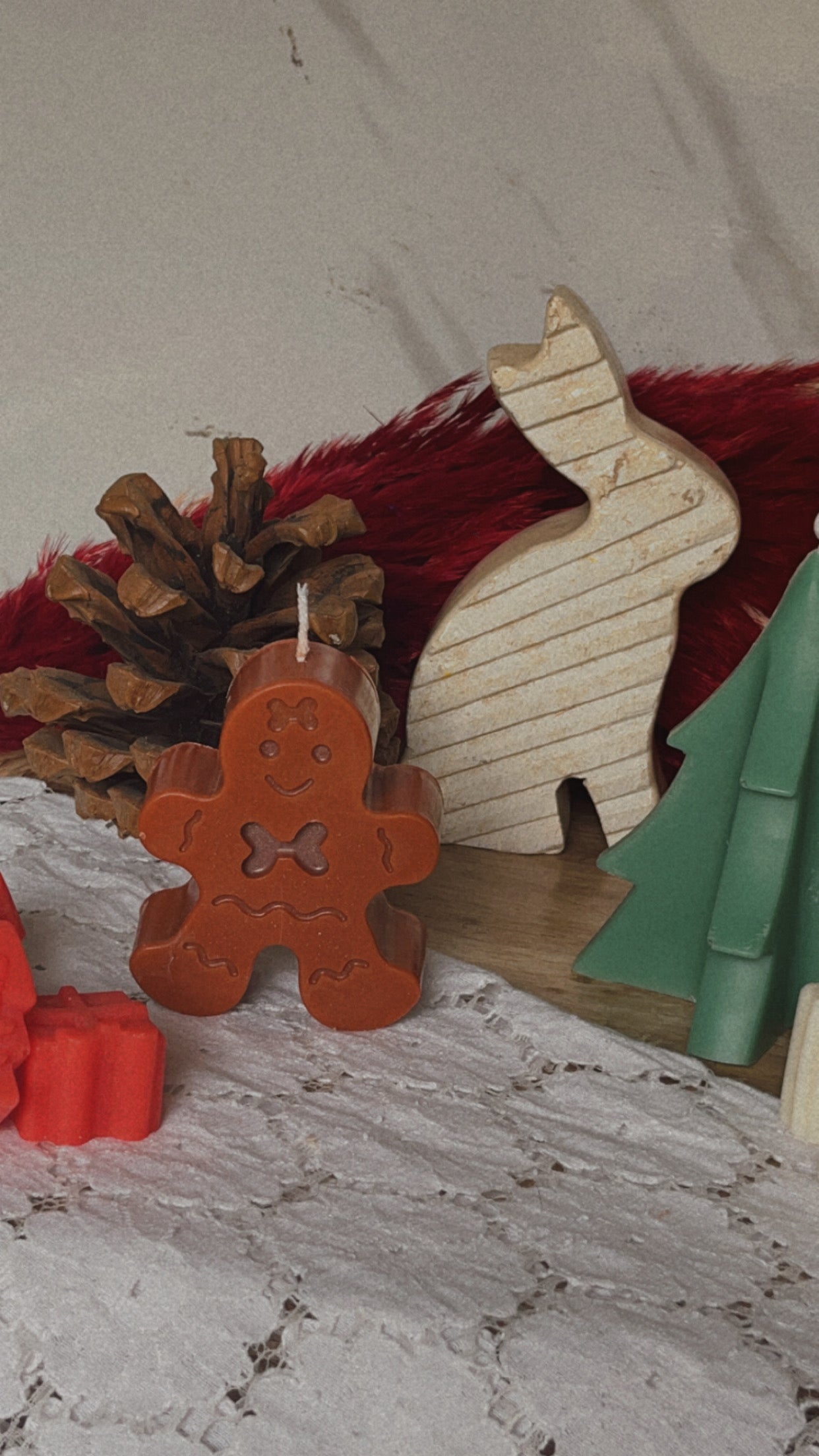 Gingerbread Candle