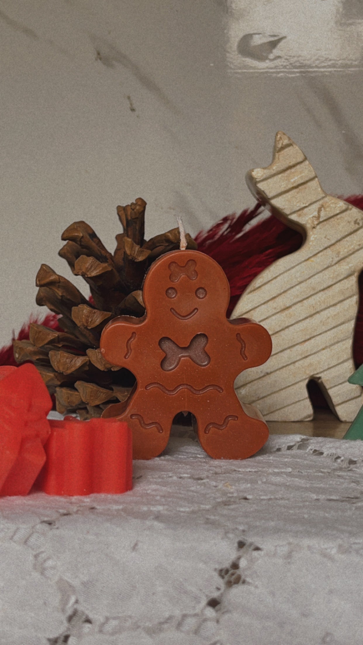 Gingerbread Candle