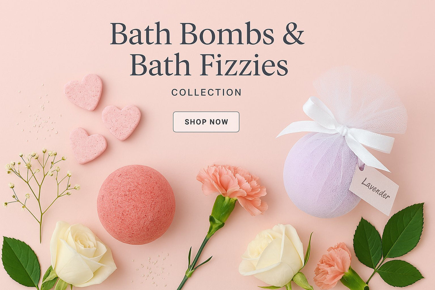 Bath Bomb, Bath Fizzies - Front Side