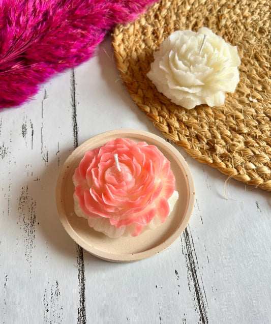 Peony candle