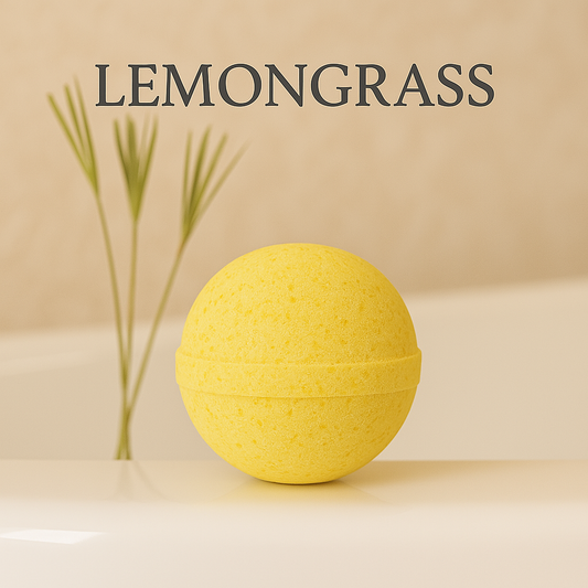Lemongrass bath bomb