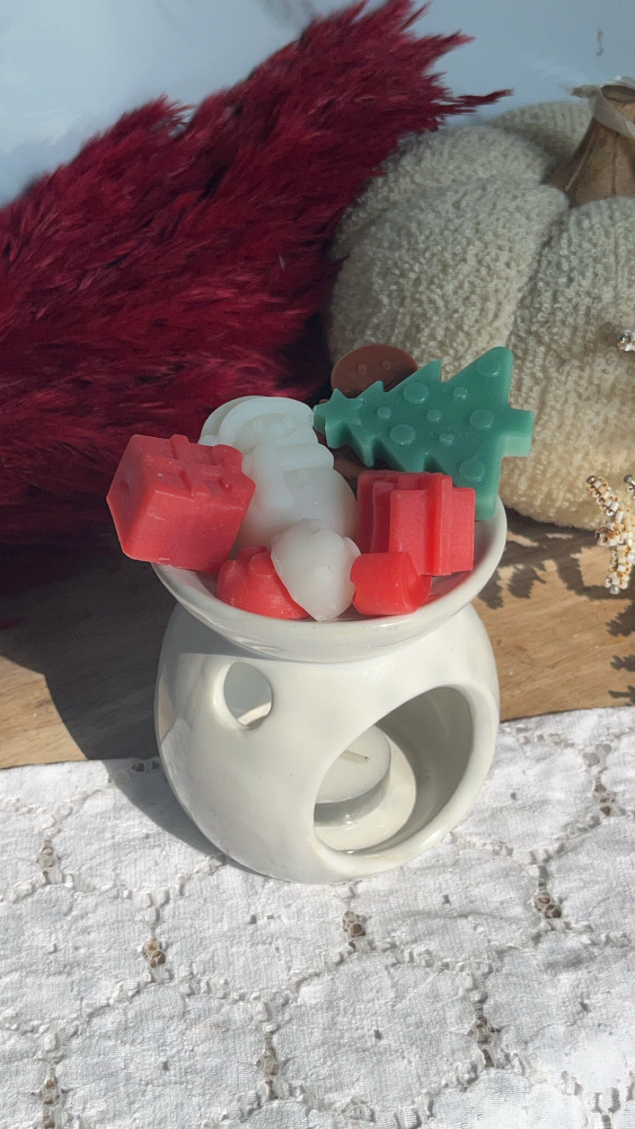 Ceramic diffuser wax melts combo