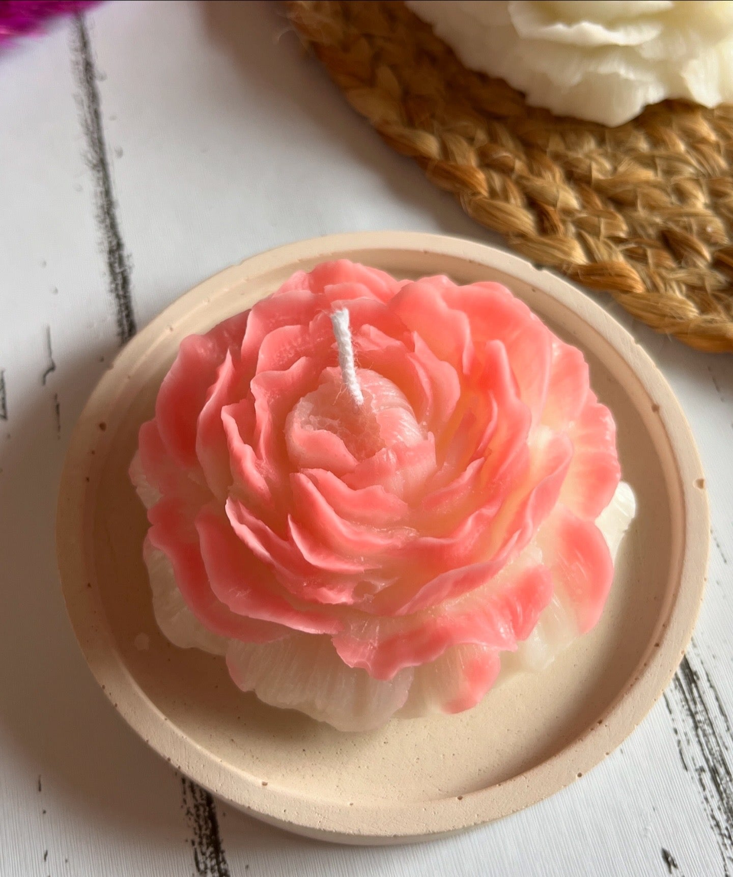 Peony candle
