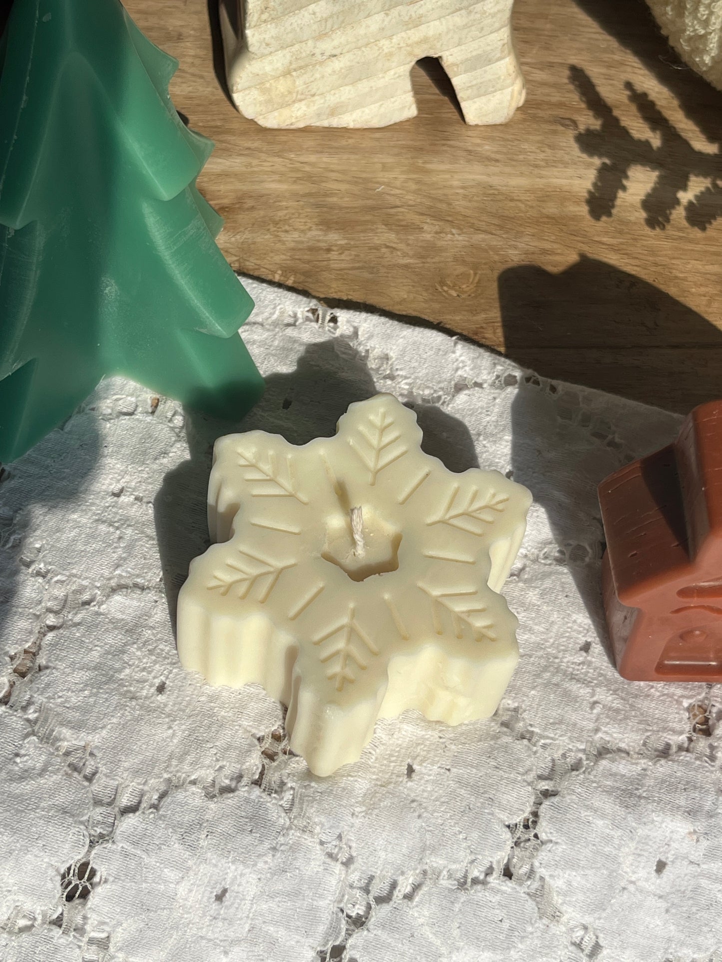 Snowflake Candle