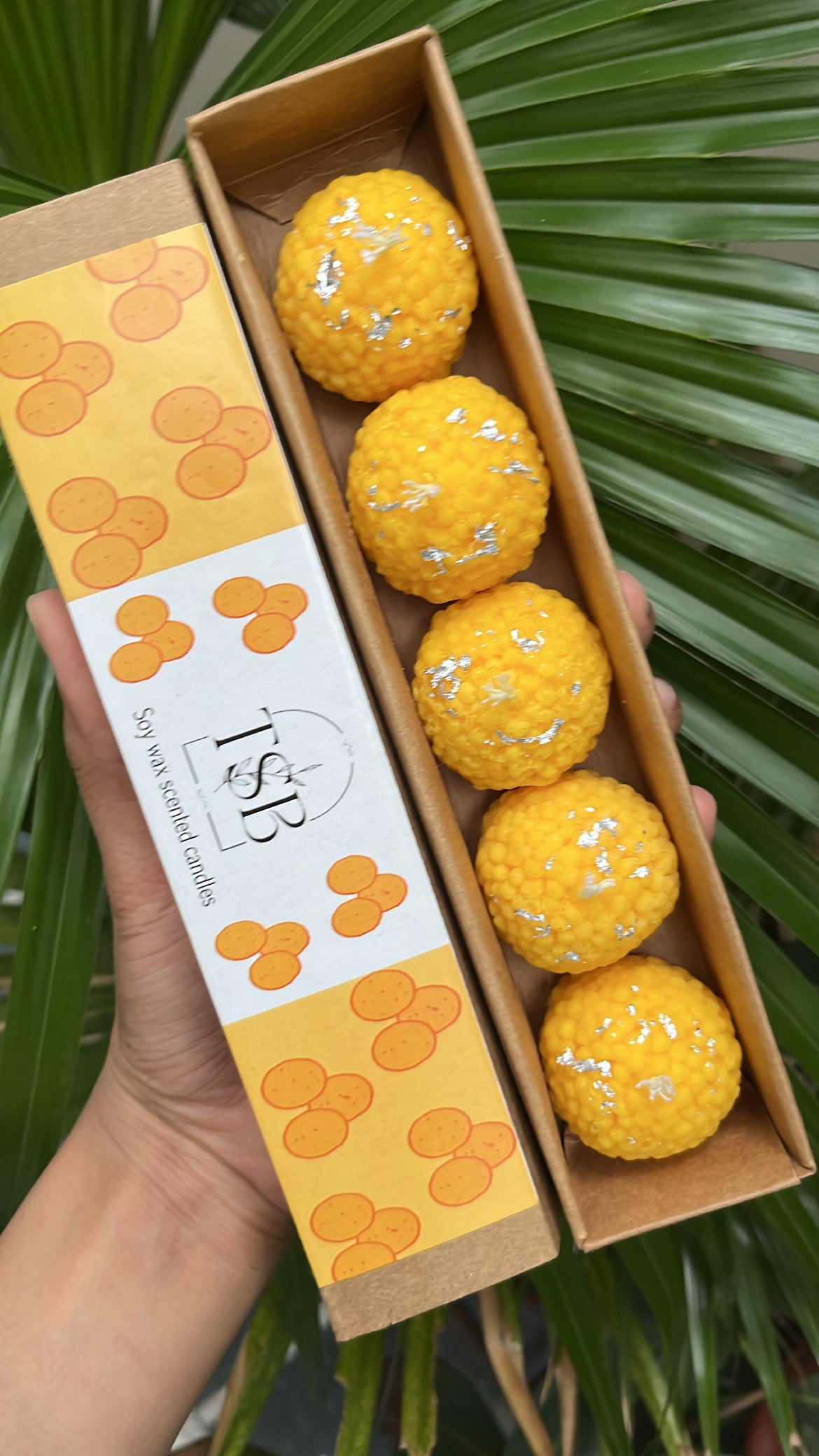 laddoo Candle set of 5