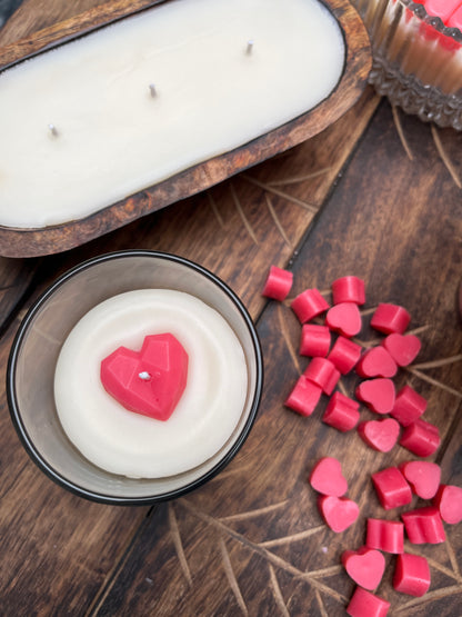 Valentine’s Day Hidden message candle Jar