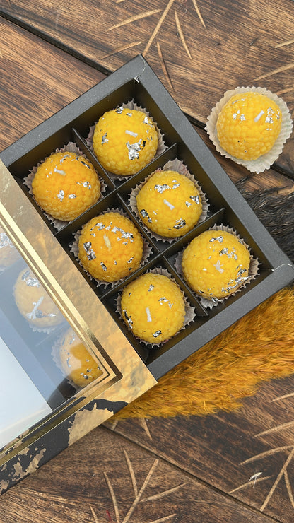 Laddoo Candle set of 9