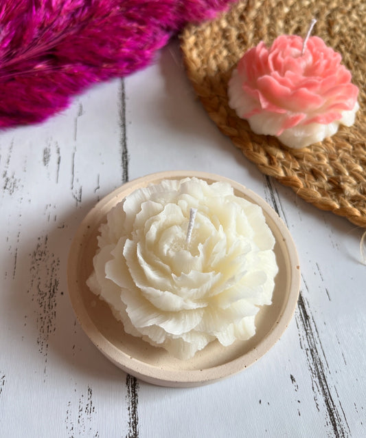 Peony candle