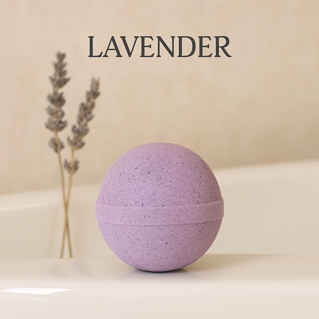 Lavender bath bomb