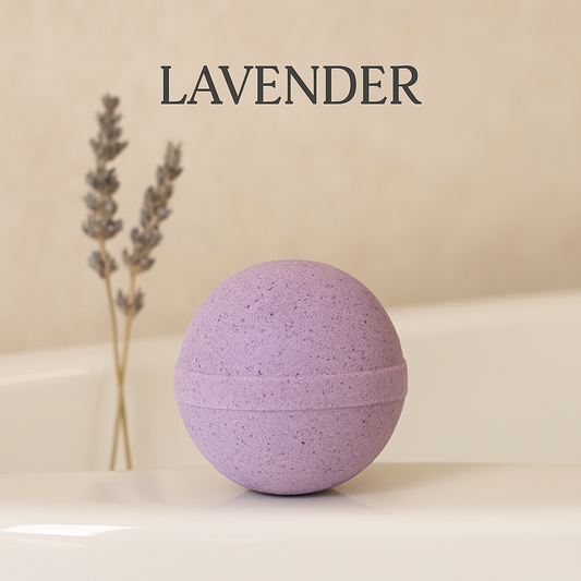Lavender bath bomb