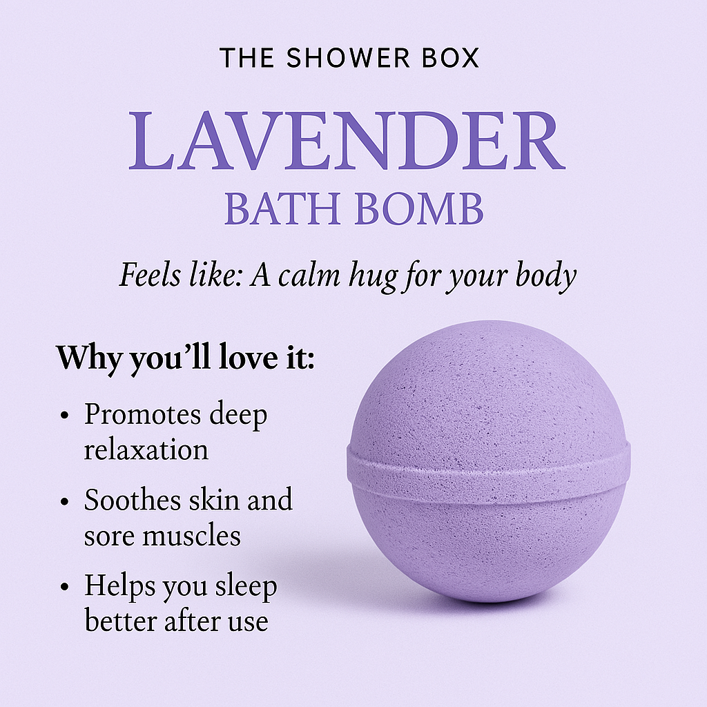 Lavender bath bomb