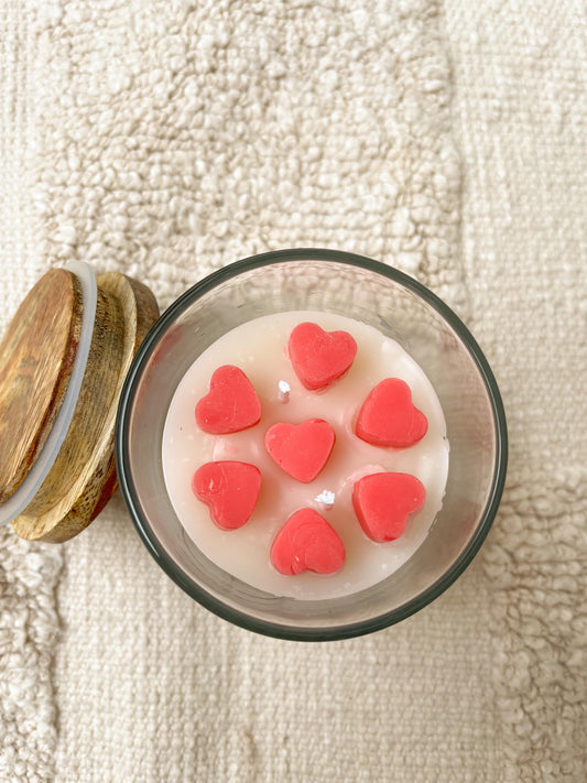 Valentine’s Day Little heart Candle Jar